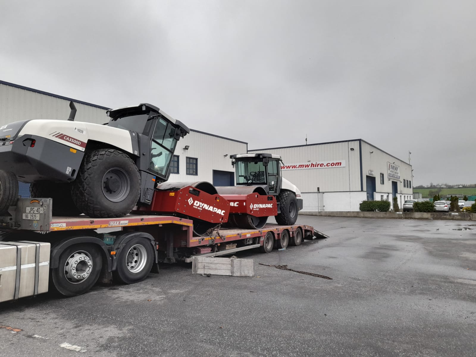 2 New Dynapac 3500...SOLD...heading to a customer in the UK